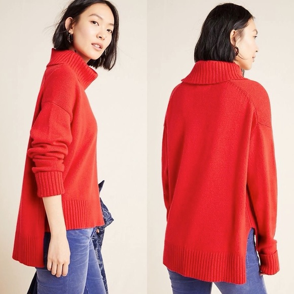 Anthropologie Blair Turtleneck Wool Sweater - Picture 1 of 5
